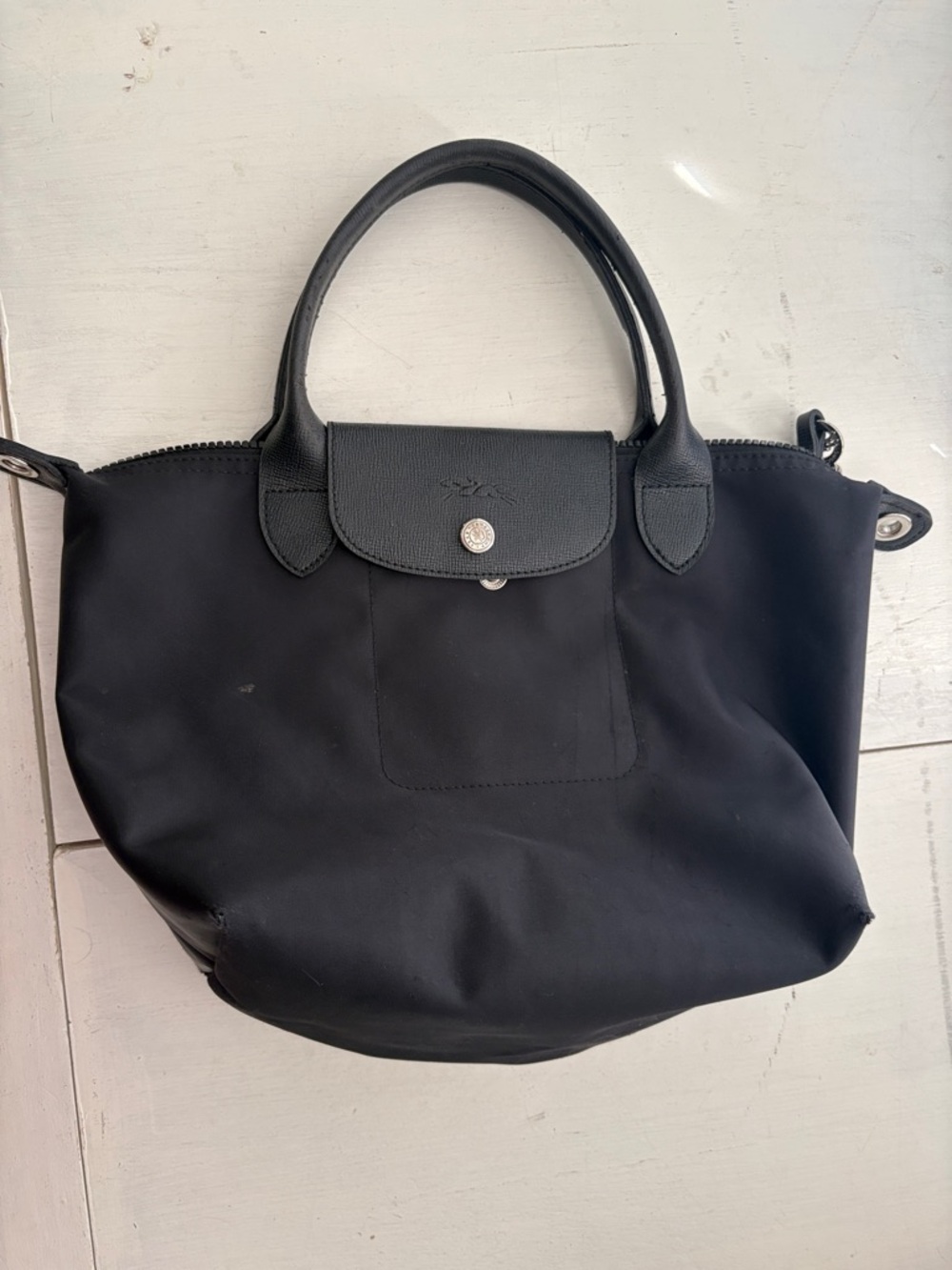 Longchamp Le Pliage Black Small Tote